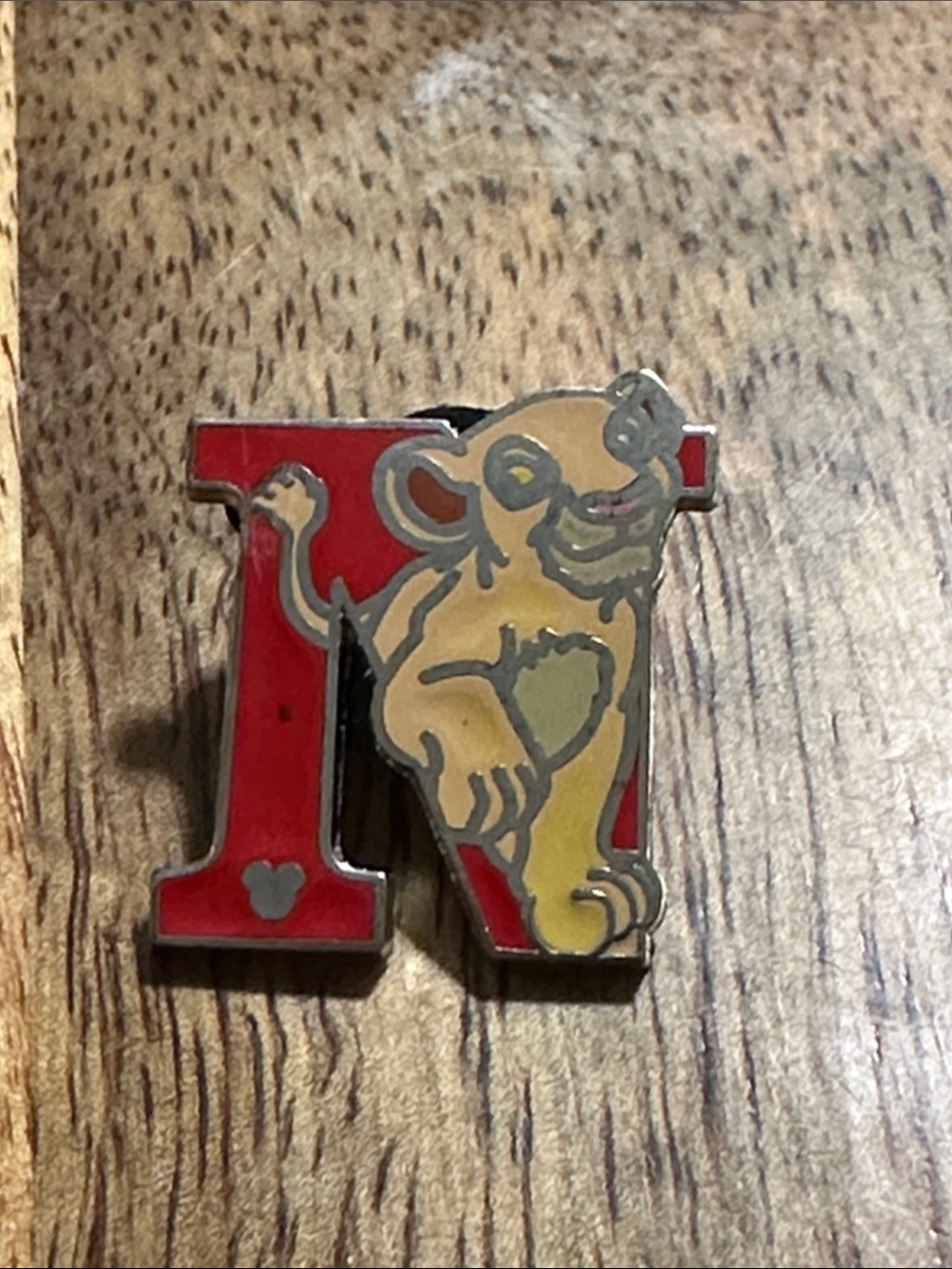 2011 Disney Alphabet Collection The Lion King Nala “N” Enamel Pin